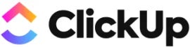The Clickup logo.